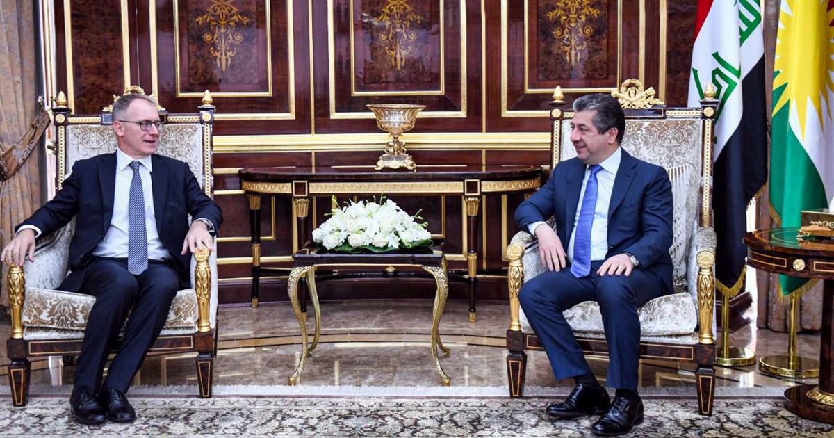Barzani, Italian ambassador discuss bilateral relations