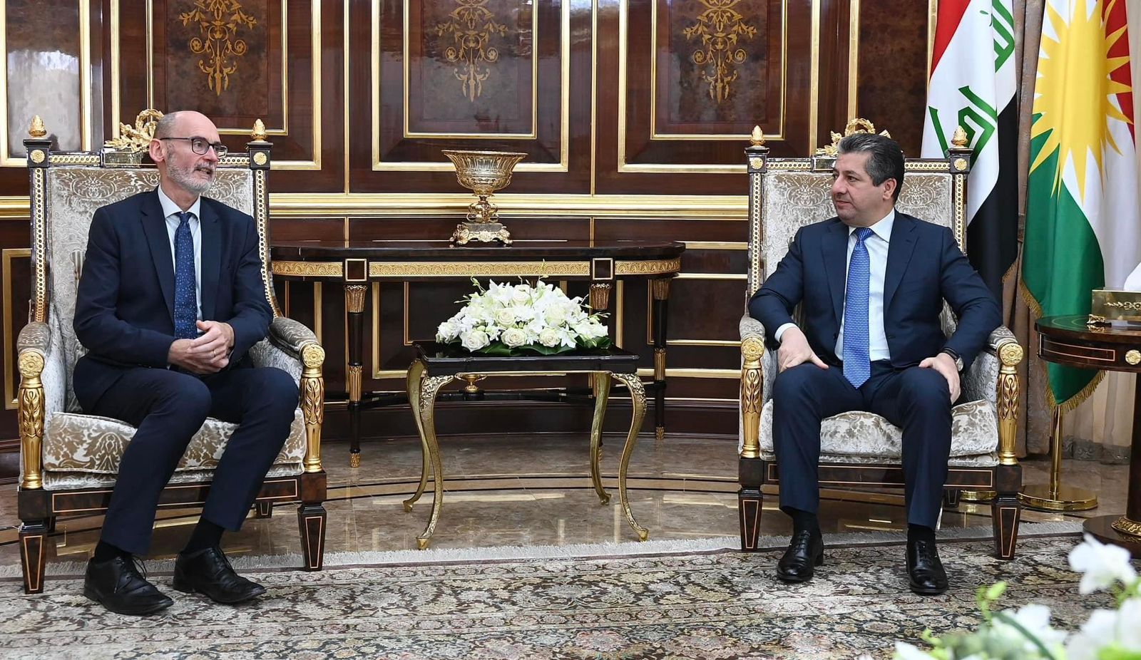 KRG’s premier and British Ambassador discuss disputes and reforms