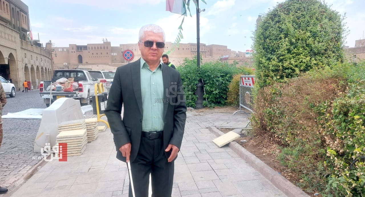 Erbil inaugurates new road for the visually impaired