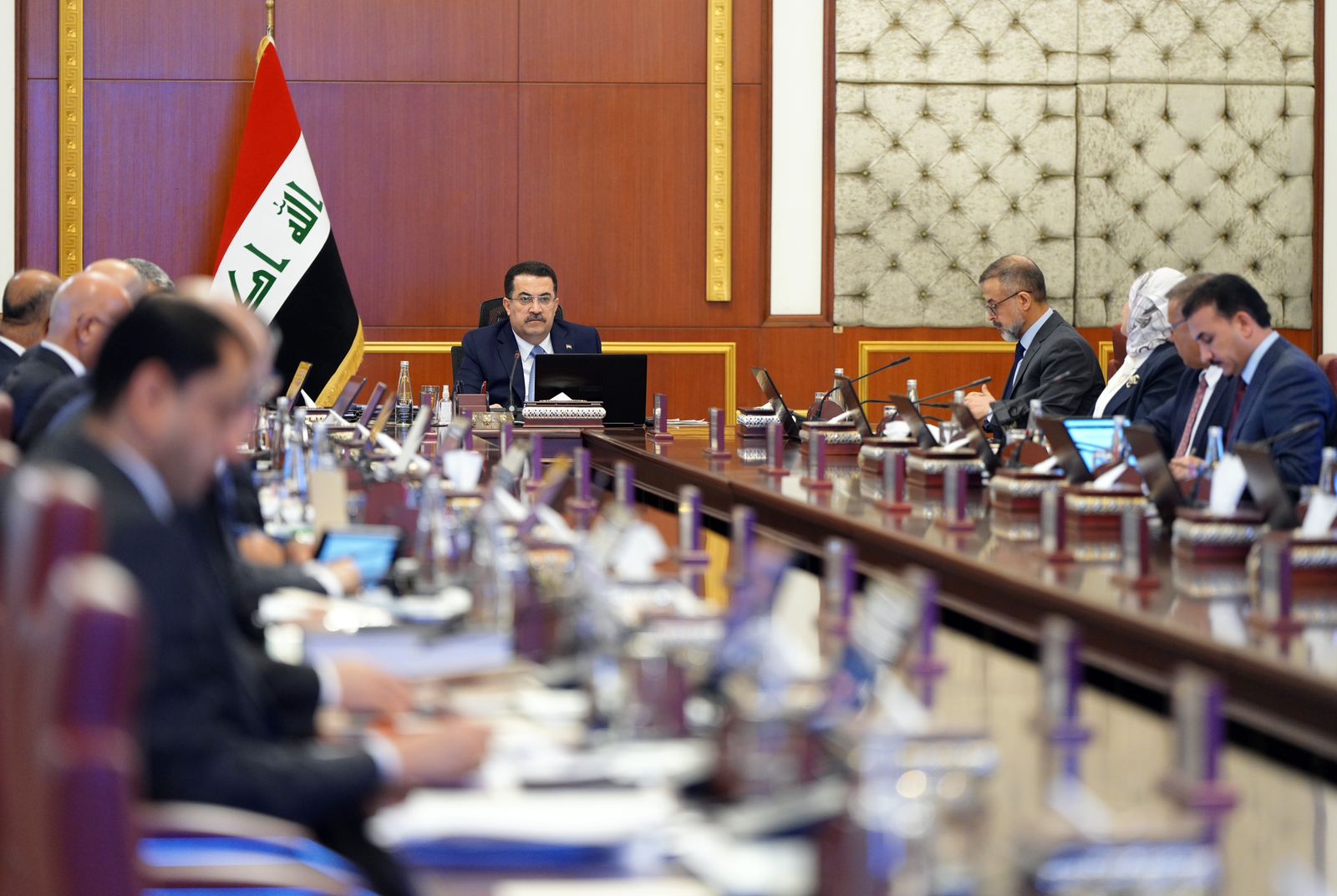 The Iraqi Council of Ministers takes a number of decisions