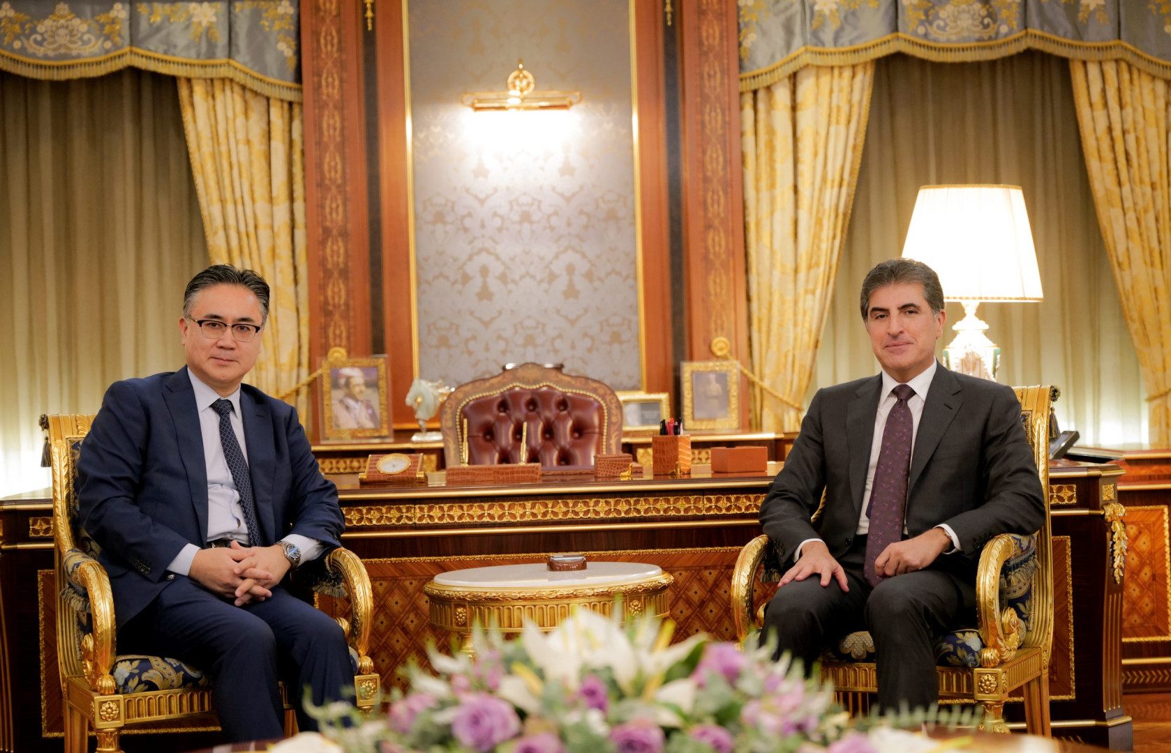 رئيس إقليم كوردستان يؤكد على ترسيخ الاستقرار لجذب الاستثمار الأجنبي للعراق
