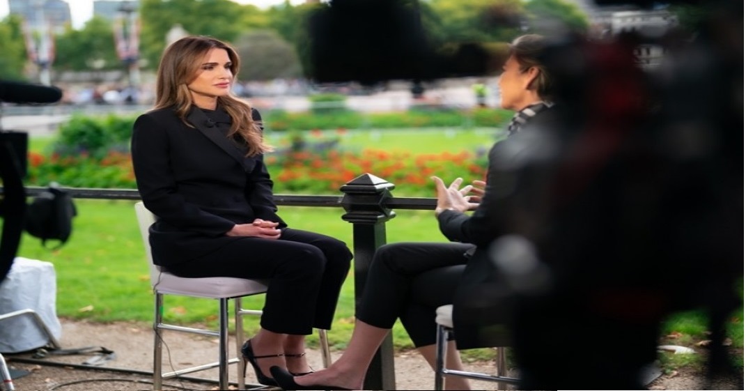 الملكة رانية تحرج مذيعة أمريكية مخضرمة وتنتقد تغطية CNN عن احداث غزة
