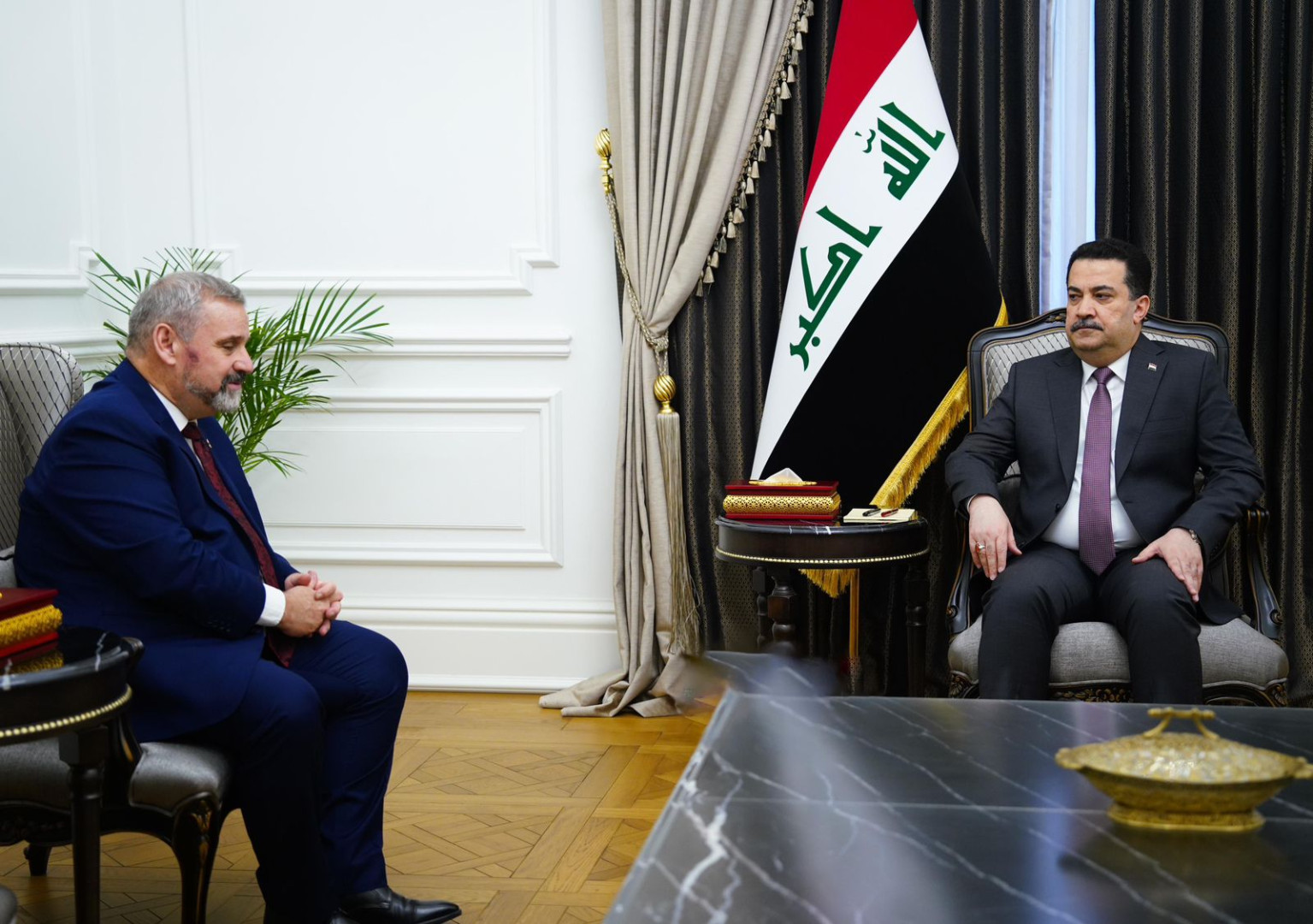 Al Sudani expresses Iraq's desire to advance its "distinguished" relations with the EU