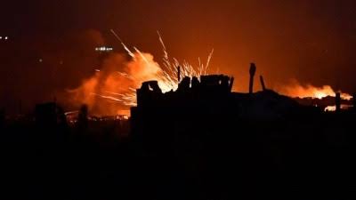 Airstrike hits Iraq-Syria border