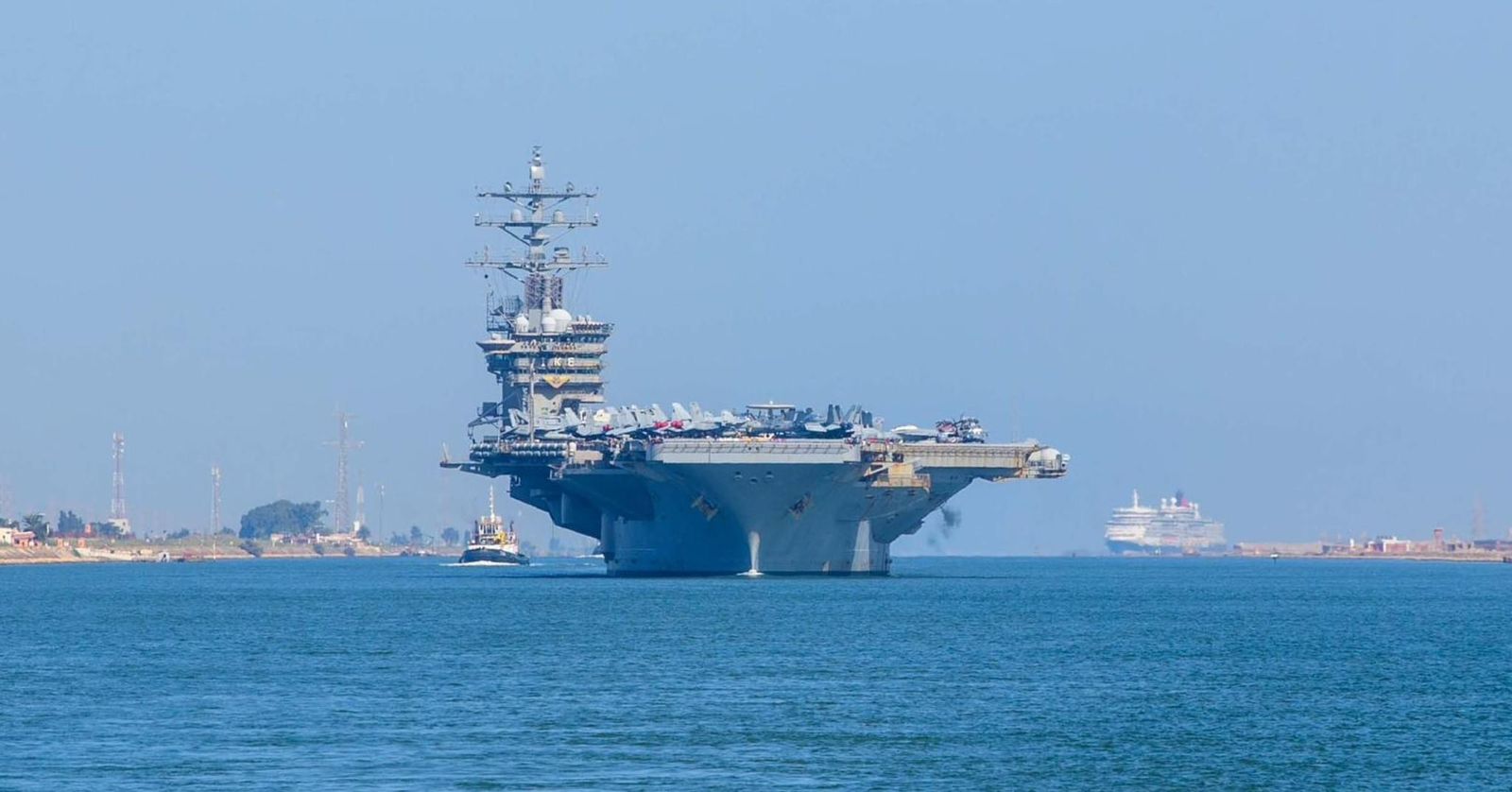 USS Dwight D. Eisenhower Carrier strike group enhances maritime capability in the Middle East
