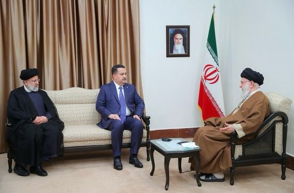 Al-Sudani discusses Palestinian issue with Khamenei in Tehran