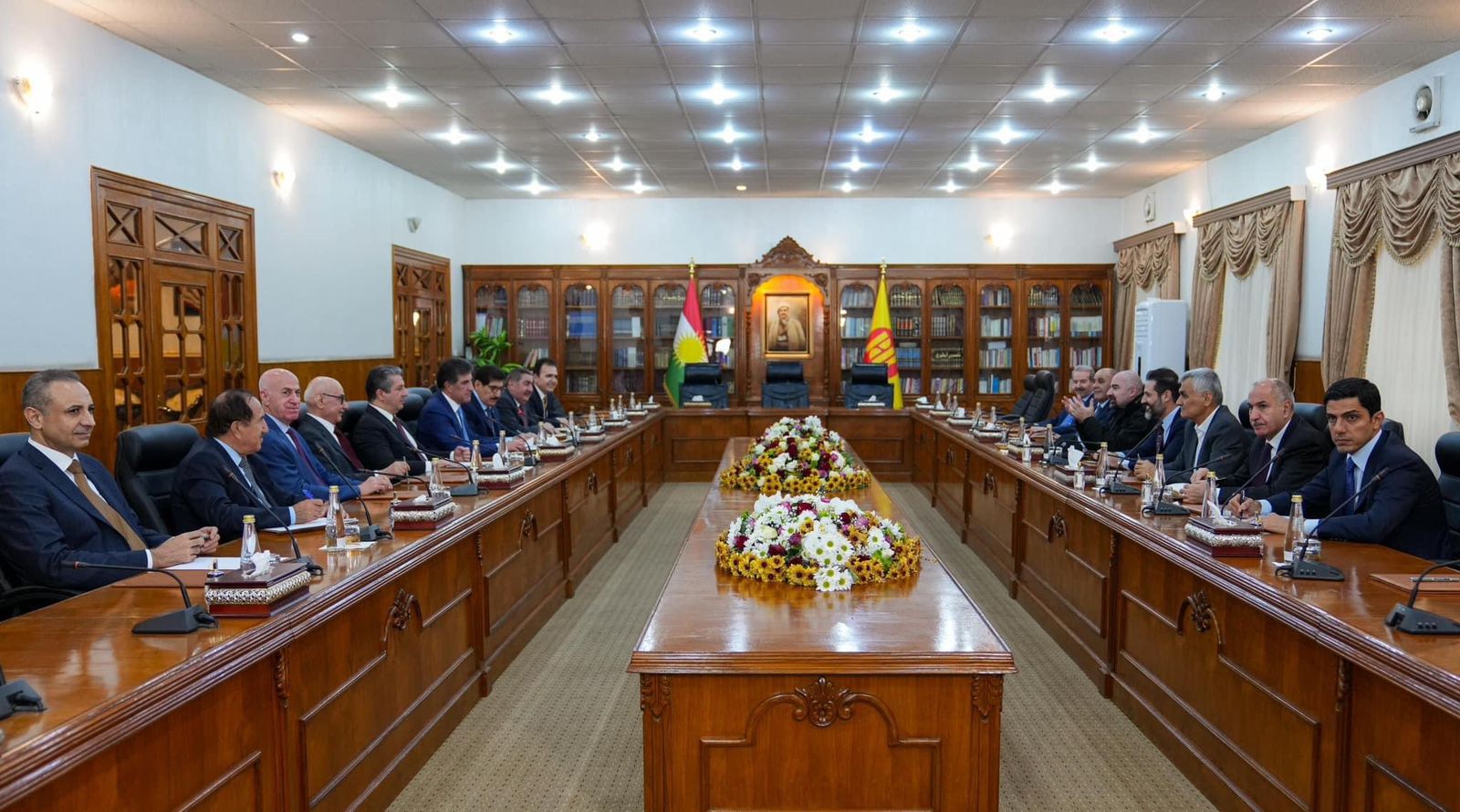 الحزبان الرئيسان في كوردستان يبحثات أربعة ملفات ويخلصان لعدة تأكيدات