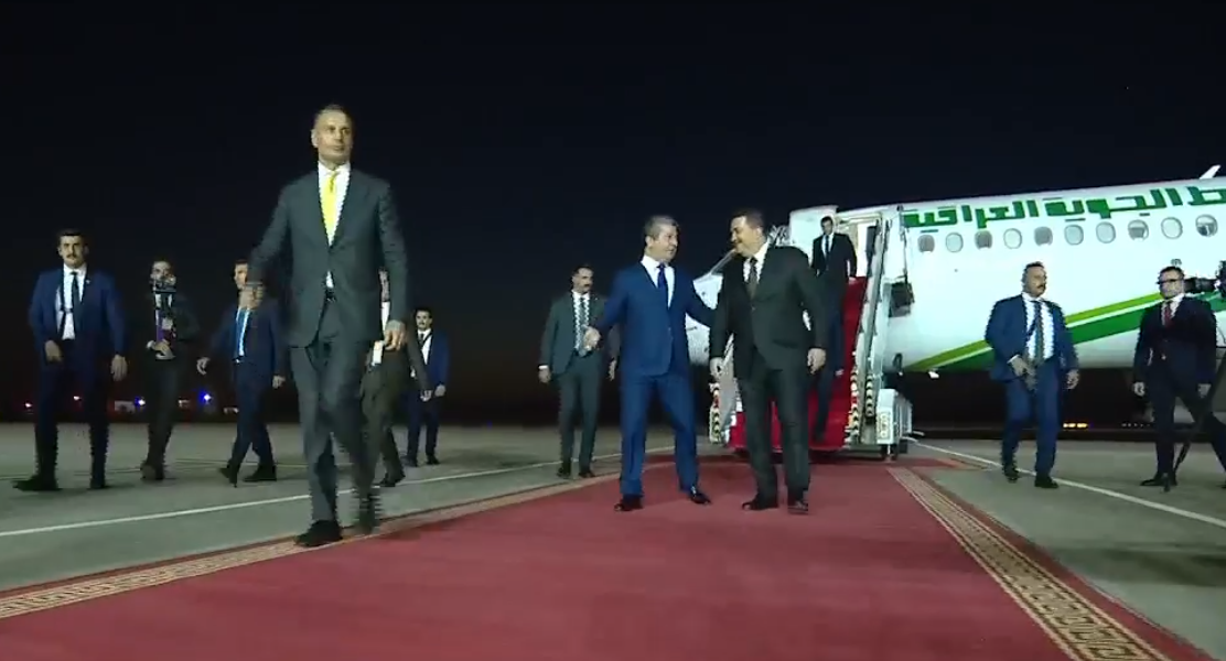 Prime Minister al-Sudani arrives in Erbil