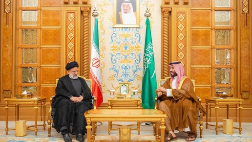 Saudi Crown Prince and Iranian President meet for the first time since rapprochement agreement