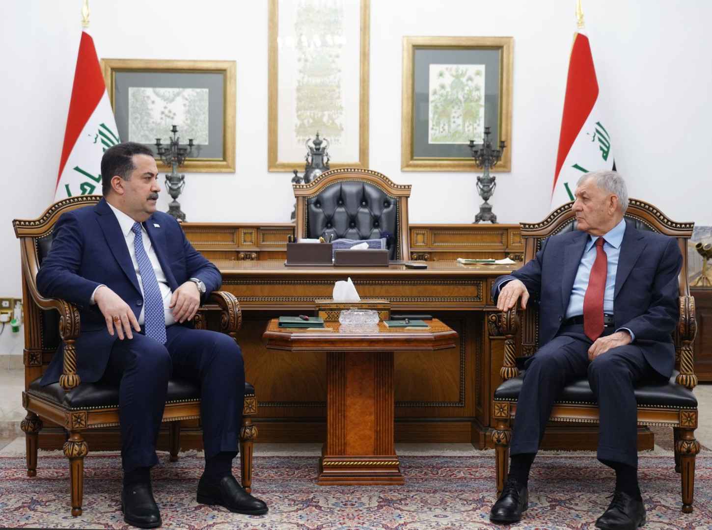 Iraqi Prime Minister and President discuss national and international developments