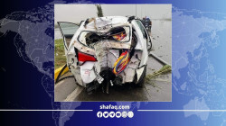 جرحى بحادث سير بين 7 عجلات على طريق كركوك - السليمانية