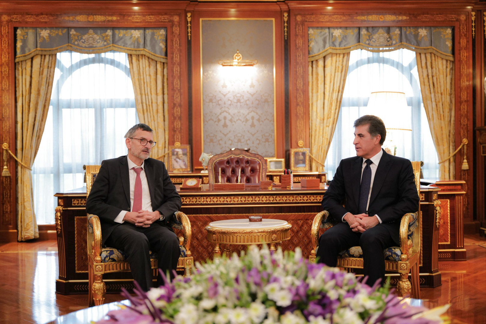 President Barzani discusses regional developments with UNAMI senior official