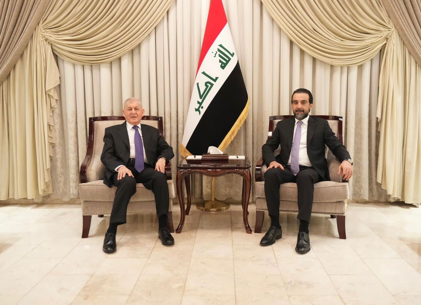 Al-Halbousi discusses FSC's decision with President Rashid