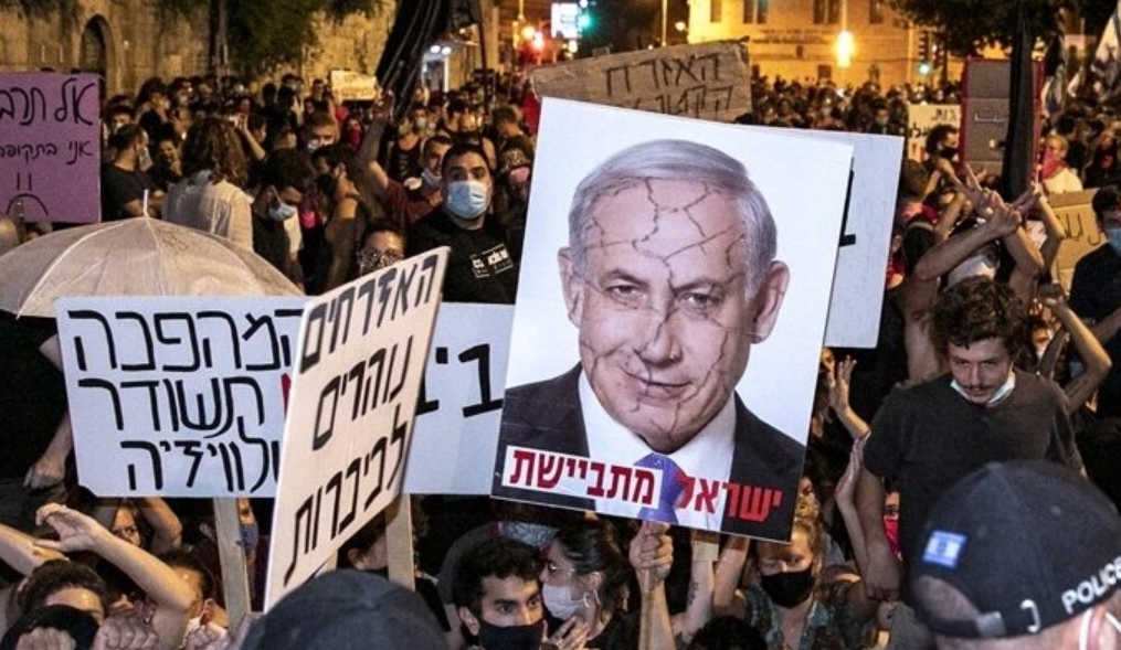 Israelis gather in Tel Aviv for anti-war protest, calling for ceasefire