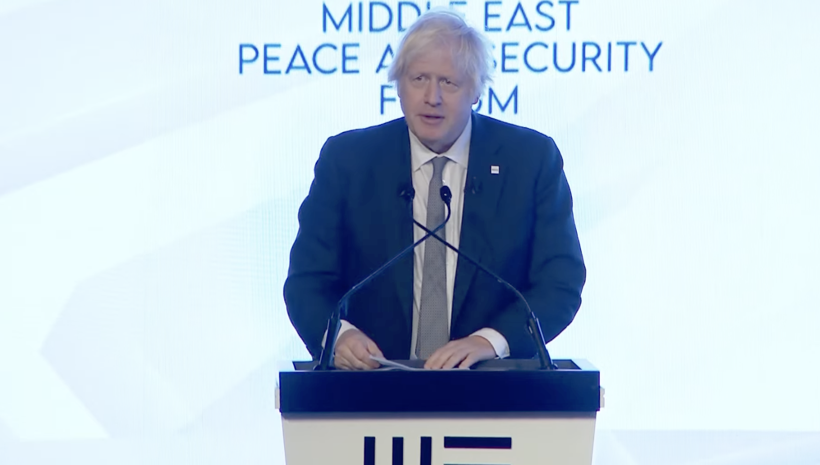 Boris Johnson at MEPS: Peshmerga protected UK from ISIS