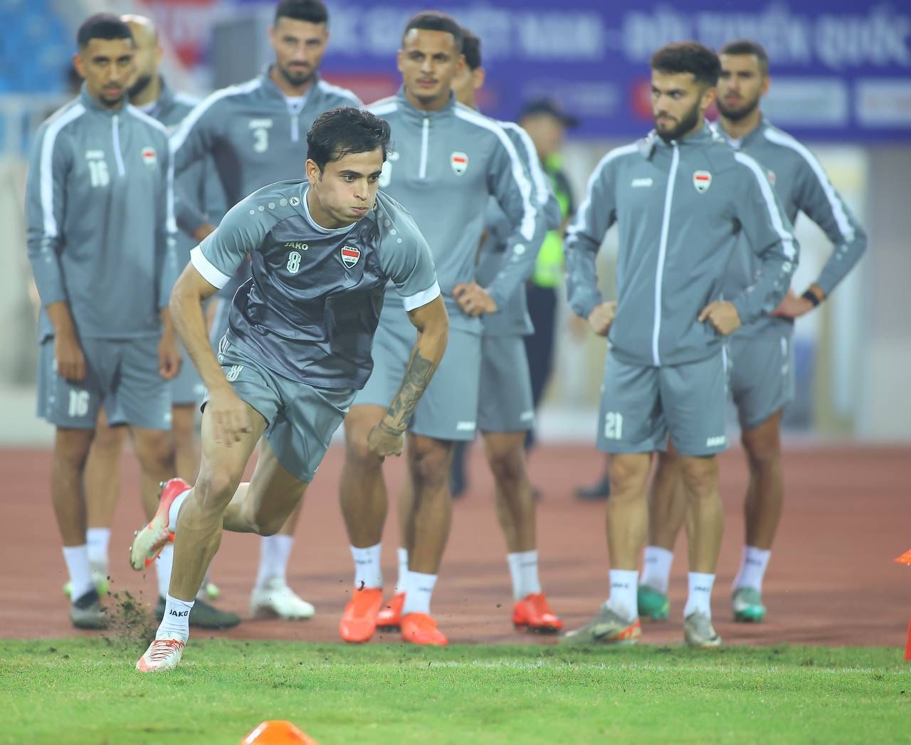 المنتخب العراقي الأول والأولمبي يختتمان تدريباتهما استعدادا لمواجهتي فيتنام وساحل العاج