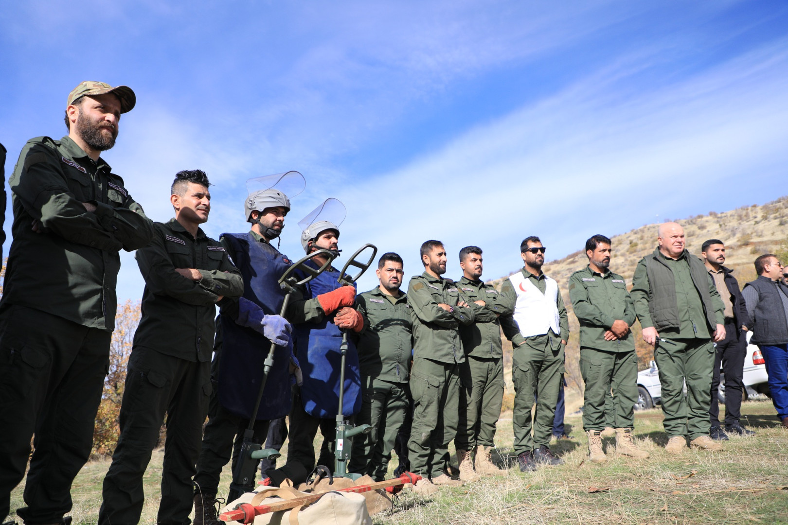 صور .. تطهير خمسة حقول من الألغام في اقليم كوردستان