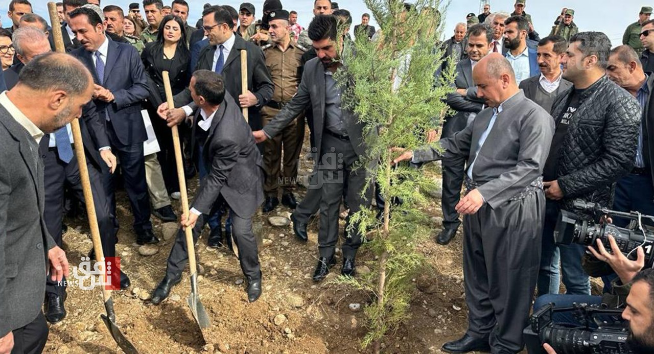 Launch of NEFES project: Planting 50,000 trees in KRI