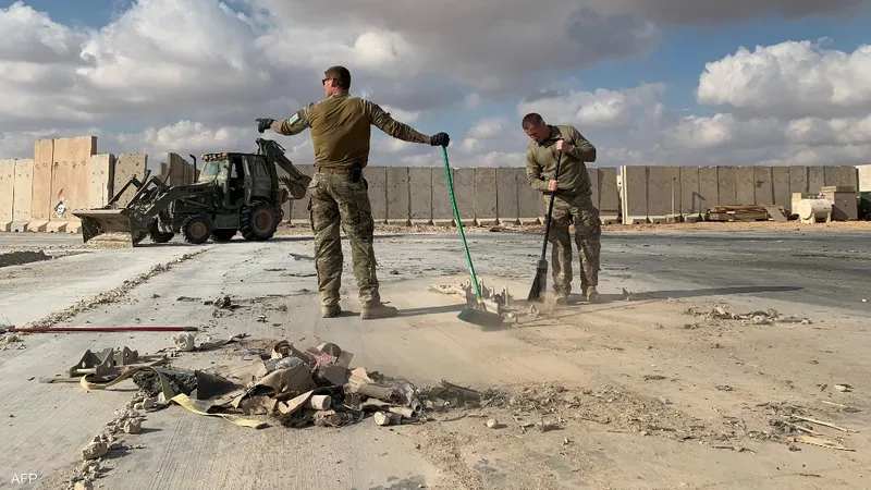 Ain alAssad military base in Iraqs AlAnbar hit by bombing followed by gunfire
