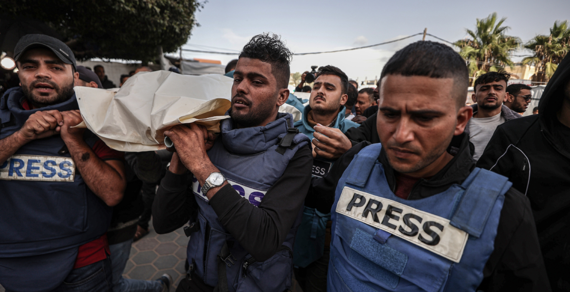 مقتل 66 صحفياً بالقصف الإسرائيلي لقطاع غزة منذ بداية الحرب