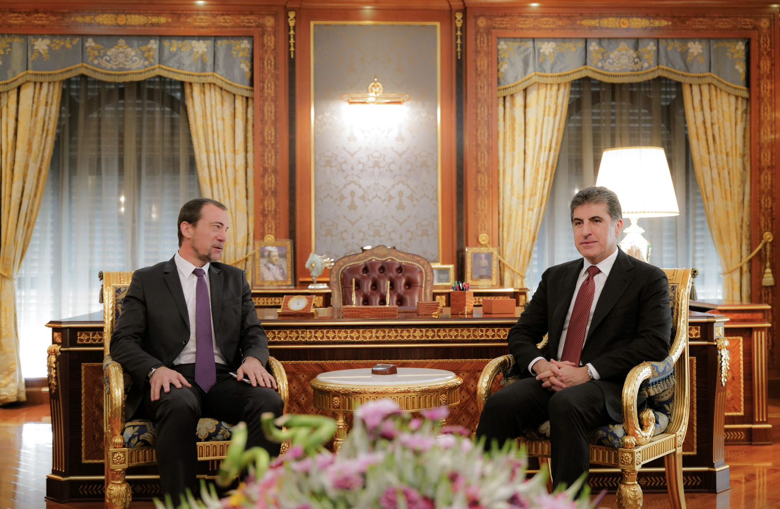 President Barzani meets new French consul general in Erbil