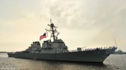 U.S. Navy warship shoots down Houthi drone near Bab al-Mandab Strait
