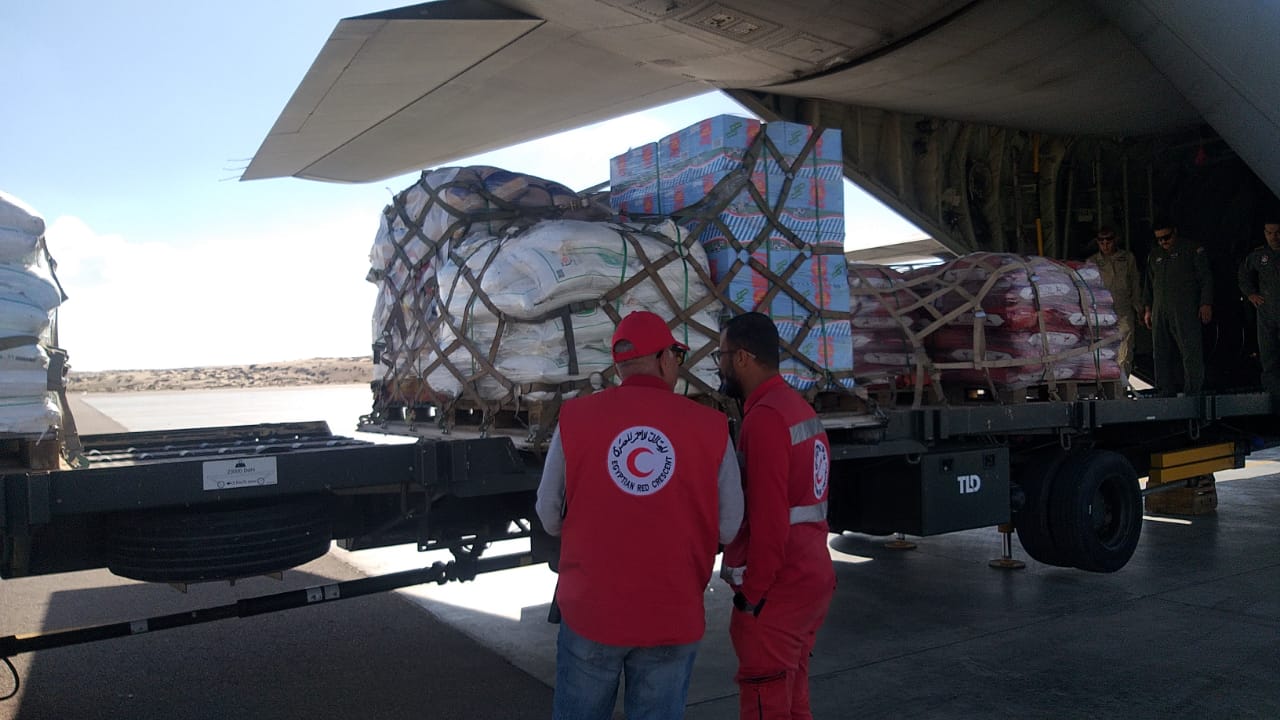 Iraqi Red Crescent Society Facilitates Delivery of Humanitarian Aid to Gaza