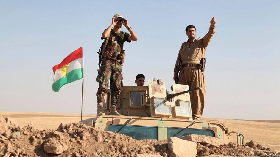 The Peshmerga reveal ISIS movement in disputed areas