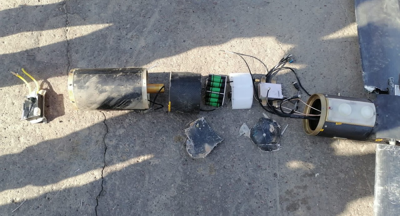 Iraqi security forces dismantle drone in Ramadi