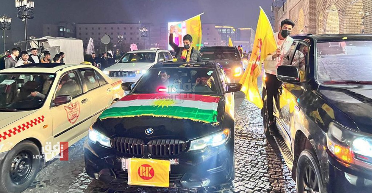 Celebrations start in Erbil as KDP triumphs in Provincial Council elections