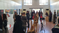 افتتاح معرض "الإبداع والألوان" للفن التشكيلي في السليمانية (صور)