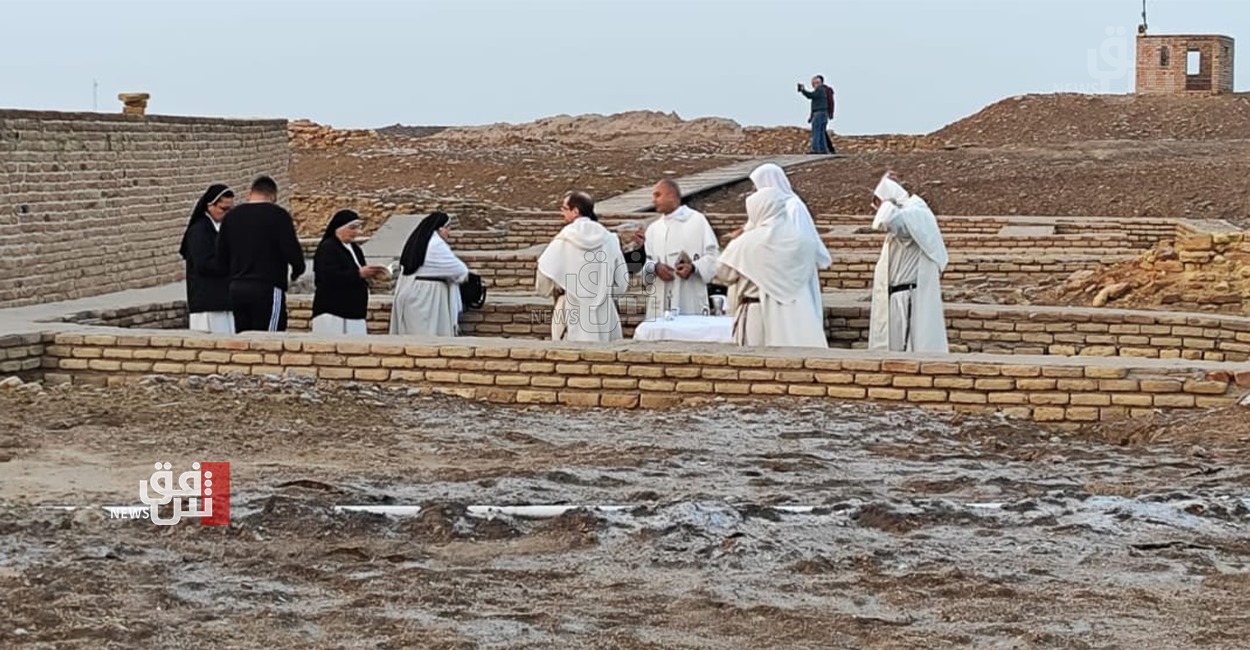 Christmas mass in the ancient city of Ur, marking new year 2024