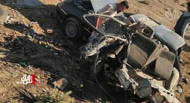 مصرع وإصابة 6 منتسبين بحادث سير في صلاح الدين