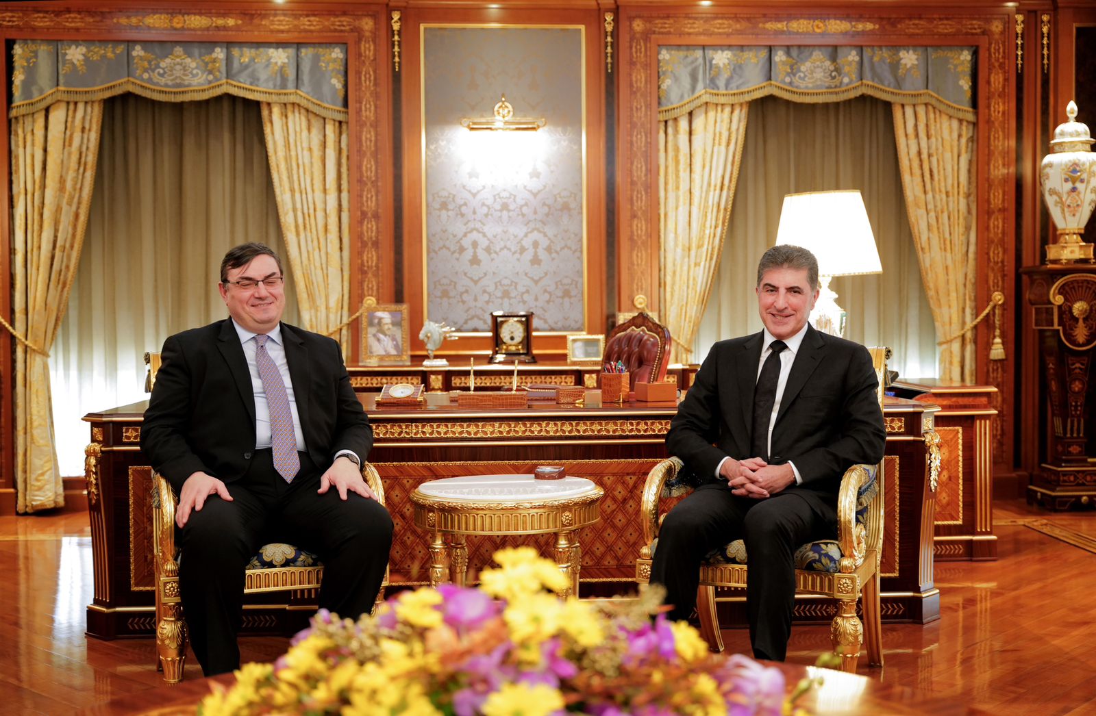 Kurdistans President discusses bilateral relations with the Austrian Ambassador