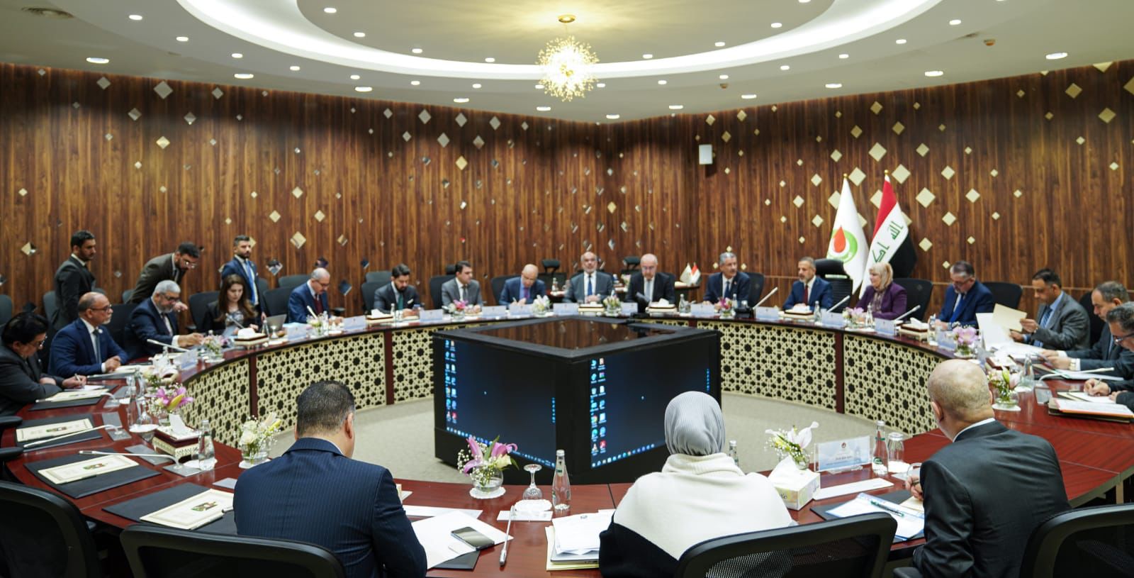 Ministers discuss with a delegation from the Kurdistan Regional Government the preparation of the 2024 budget