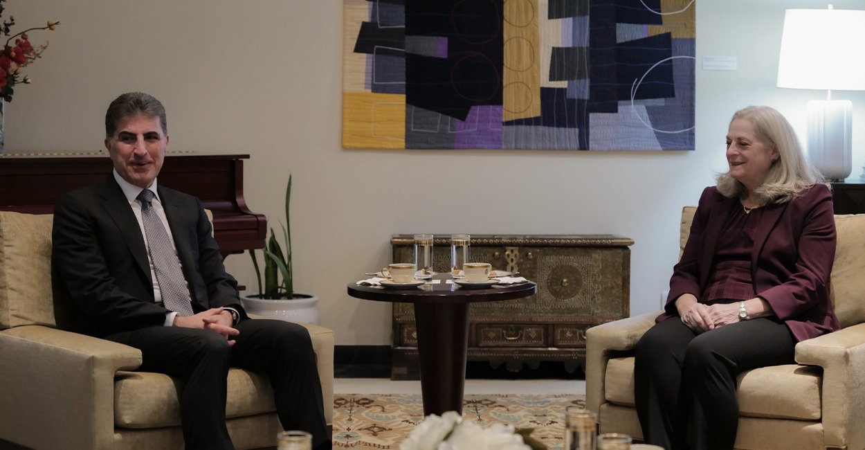 نيجيرفان بارزاني يبحث مع السفيرة الأمريكية لدى العراق الحفاظ على السلام ومنع التصعيد