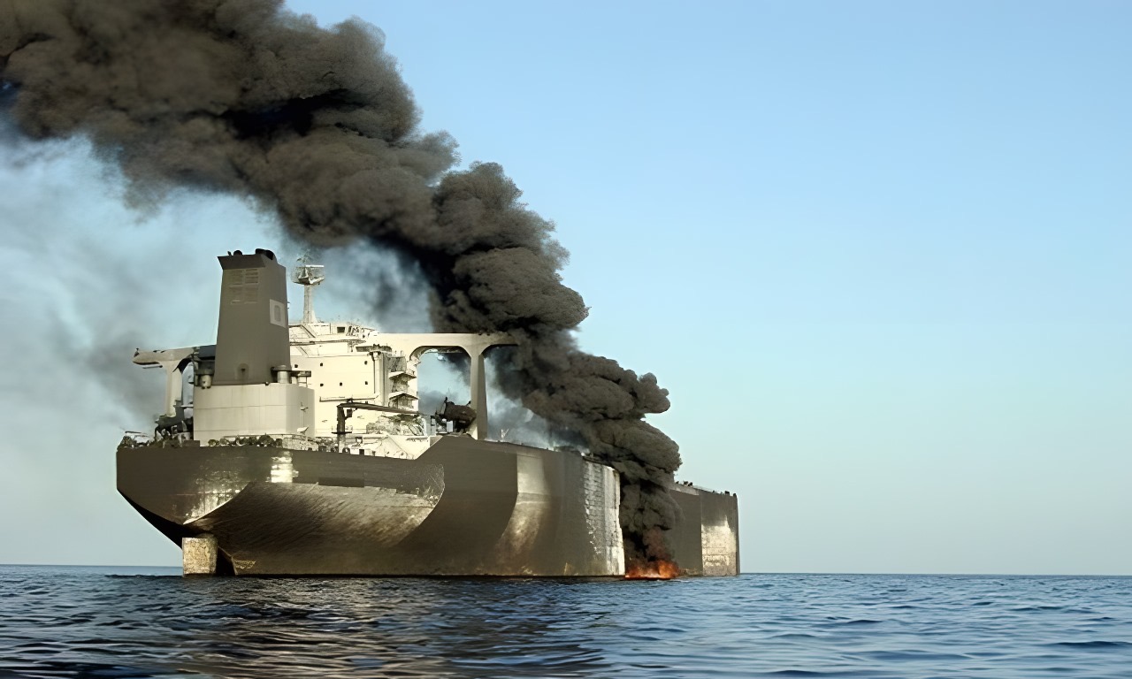 الجيش الأمريكي يعلن تعرض سفينة شحن لهجوم باليستي في البحر الأحمر