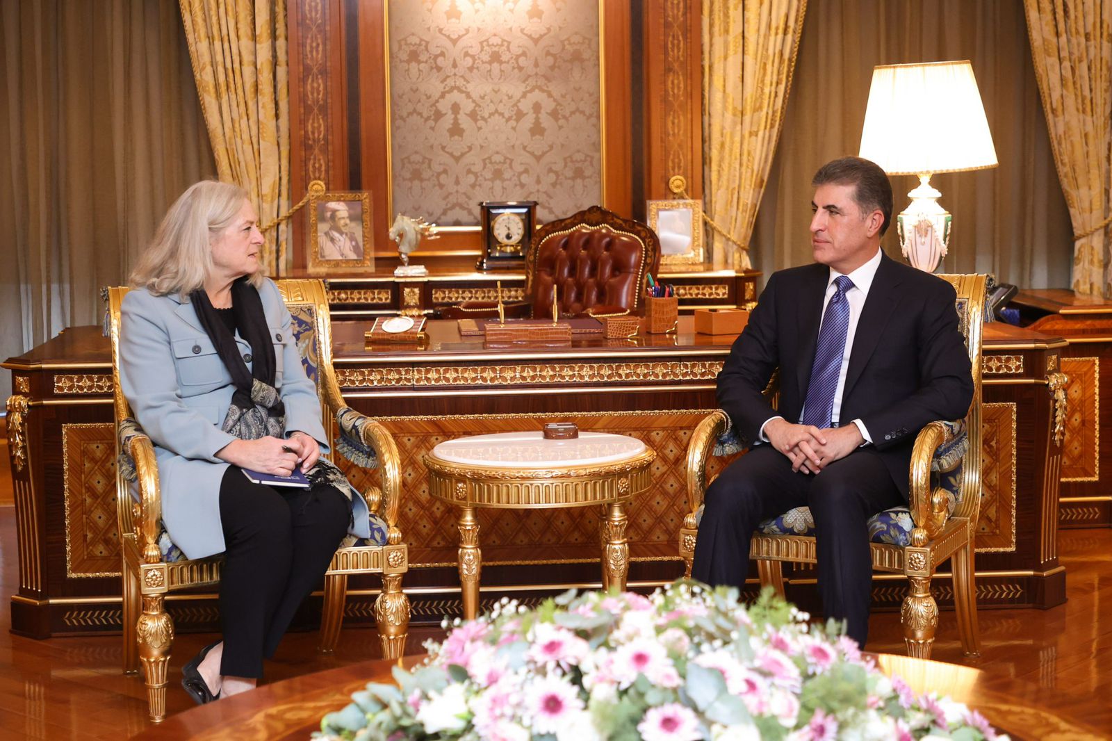 Kurdistan's President Meets US And UK Ambassadors, Discusses Regional Politics and Security