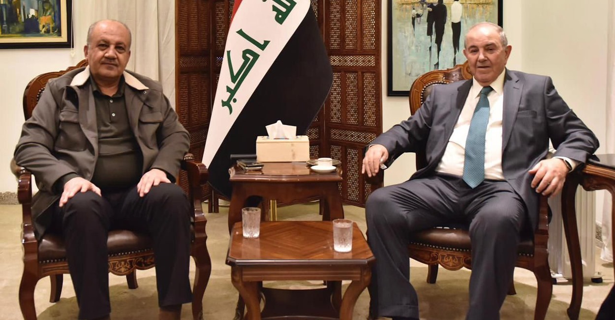 Iyad Allawi discusses sovereignty and air defense systems with Defense Minister