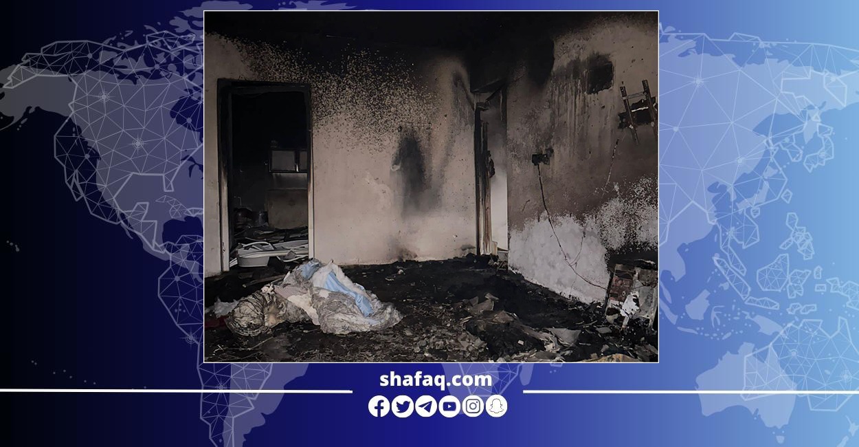 إنقاذ 7 أشخاص بعد اختناقهم جراء اندلاع حريق داخل منزل في دهوك (صور)