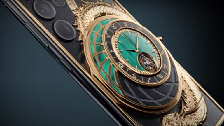 "Caviar" تطلق هواتف مزينة بالذهب والأحجار الكريمة