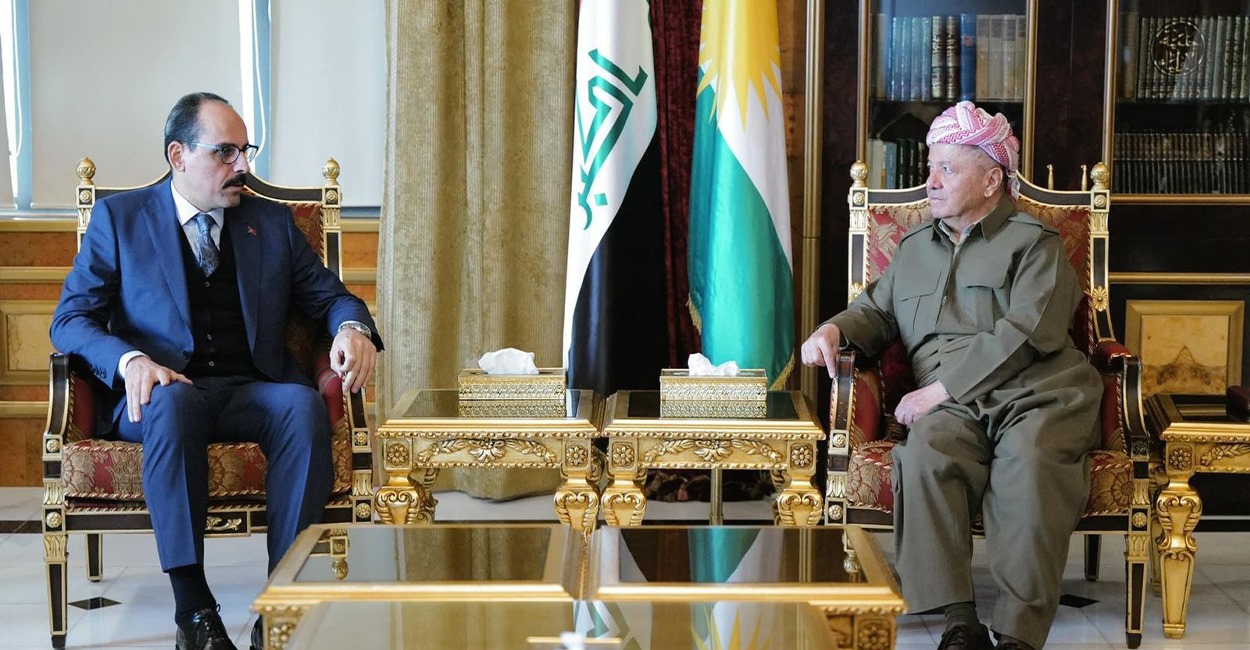 مسعود بارزاني يبحث مع رئيس الاستخبارات التركية "مخاطر الإرهاب"