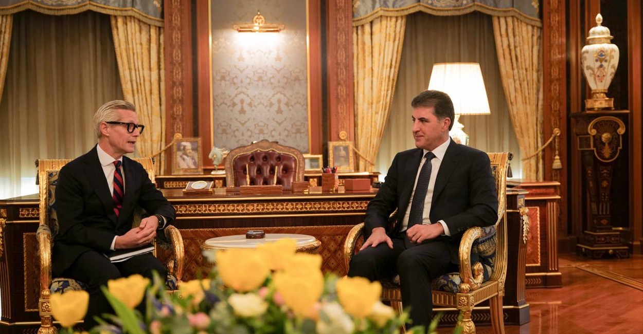 Nechirvan Barzani, Norwegian Ambassador discuss Iraq and regional developments