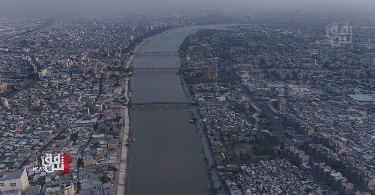 بغداد ودجلة بلا غطاء اخضر.. "درون شفق" ترصد حصار البنيان للنهر (صور)