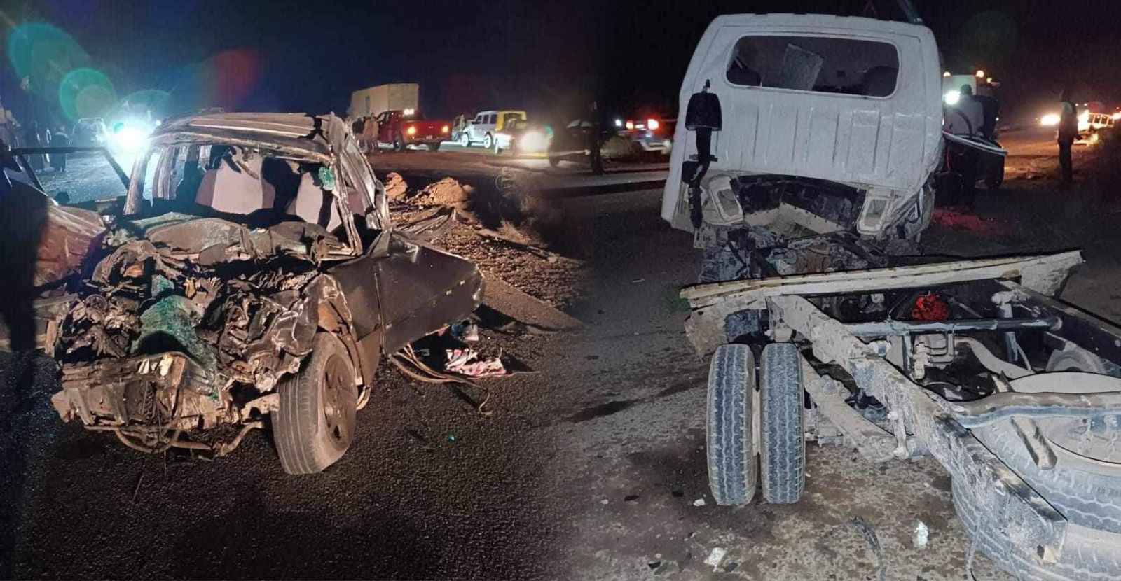 مصرع واصابة 9 أشخاص بحادث سير "مروع" بين 5 مركبات على طريق بغداد - كركوك