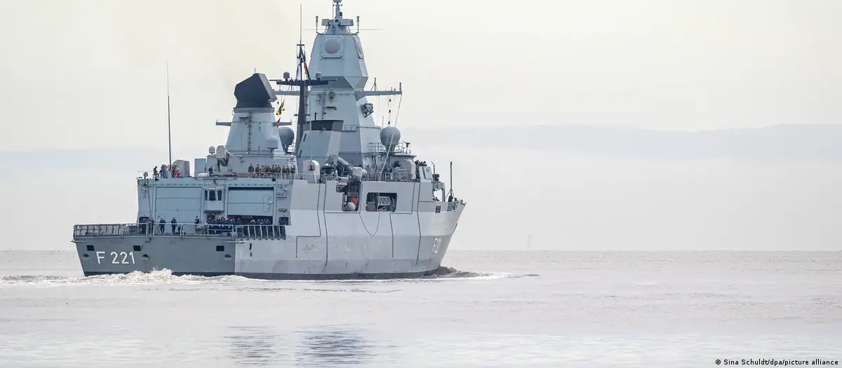 German navy frigate sets sail to safeguard Red Sea shipping routes from Houthis