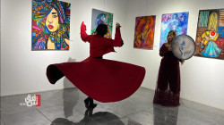 معرض نوار الفني.. فنّانات عراقيات ومغتربات يعرضن لوحاتهن في أربيل (صور)