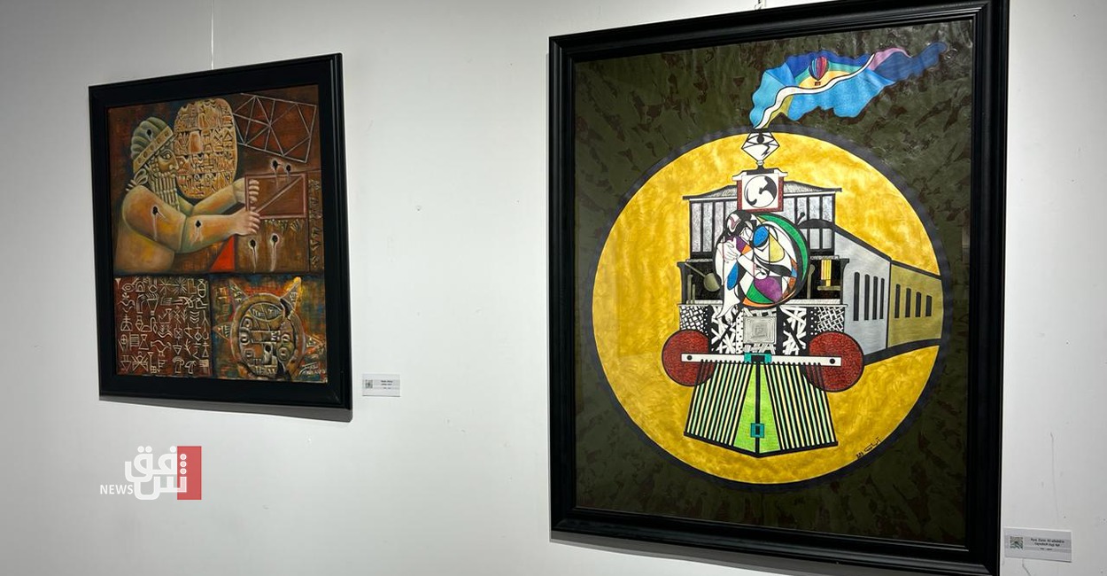 معرض نوار الفني.. فنّانات عراقيات ومغتربات يعرضن لوحاتهن في أربيل (صور)