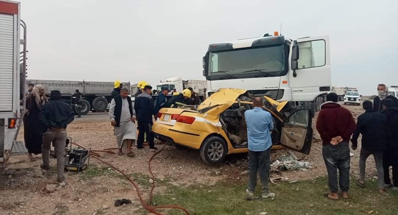 مصرع وإصابة 8 أشخاص نتيجة حادثي سير مروعين جنوبي العراق