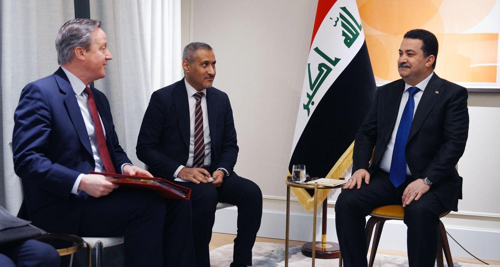 Iraqi PM welcomes British investment, meets UK Foreign Minister